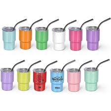 3oz Sublimation Mini Shot Glass with Lid SKU#3AMSG