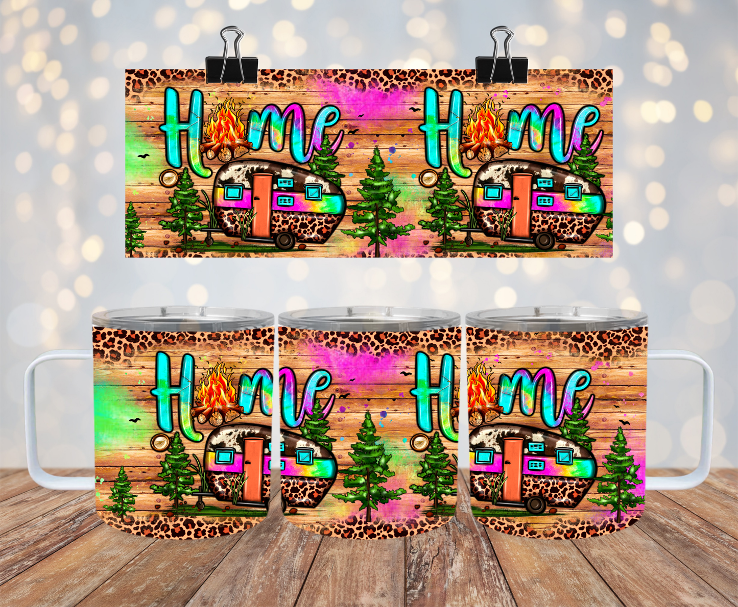 HOGG 10oz Coffee Tumbler w/ Handle & Lid SKU#10HCTHLCC30