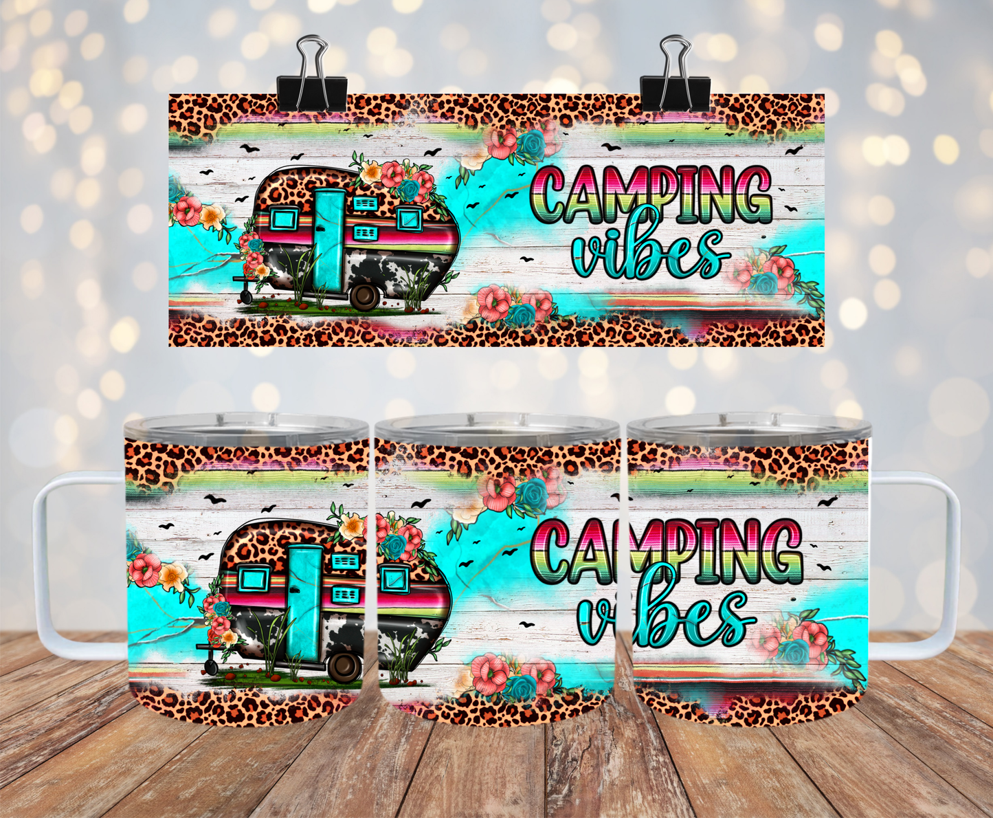 HOGG 10oz Coffee Tumbler w/ Handle & Lid SKU#10HCTHLCC36