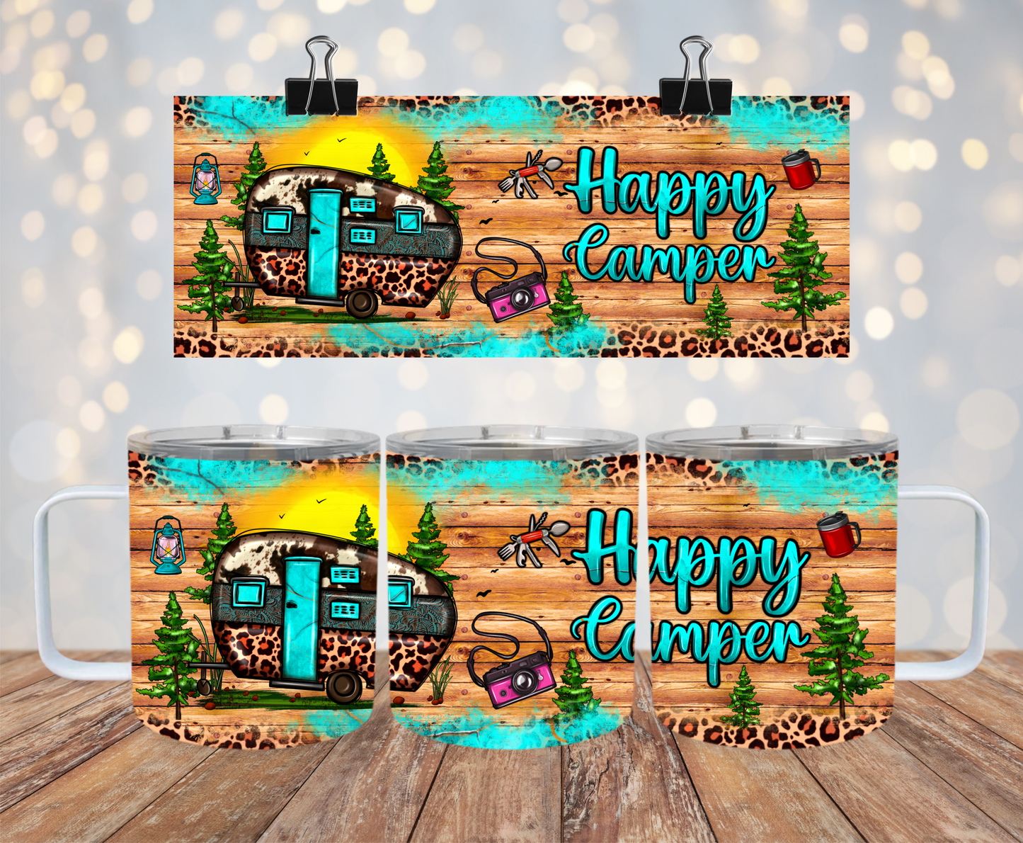 HOGG 10oz Coffee Tumbler w/ Handle & Lid SKU#10HCTHLCC39