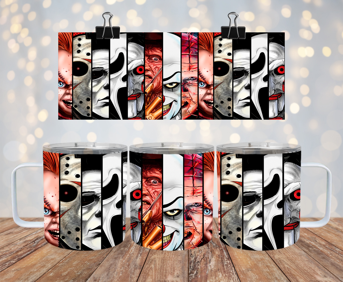 HOGG 10oz Coffee Tumbler w/ Handle & Lid SKU#10HCTHLCC40