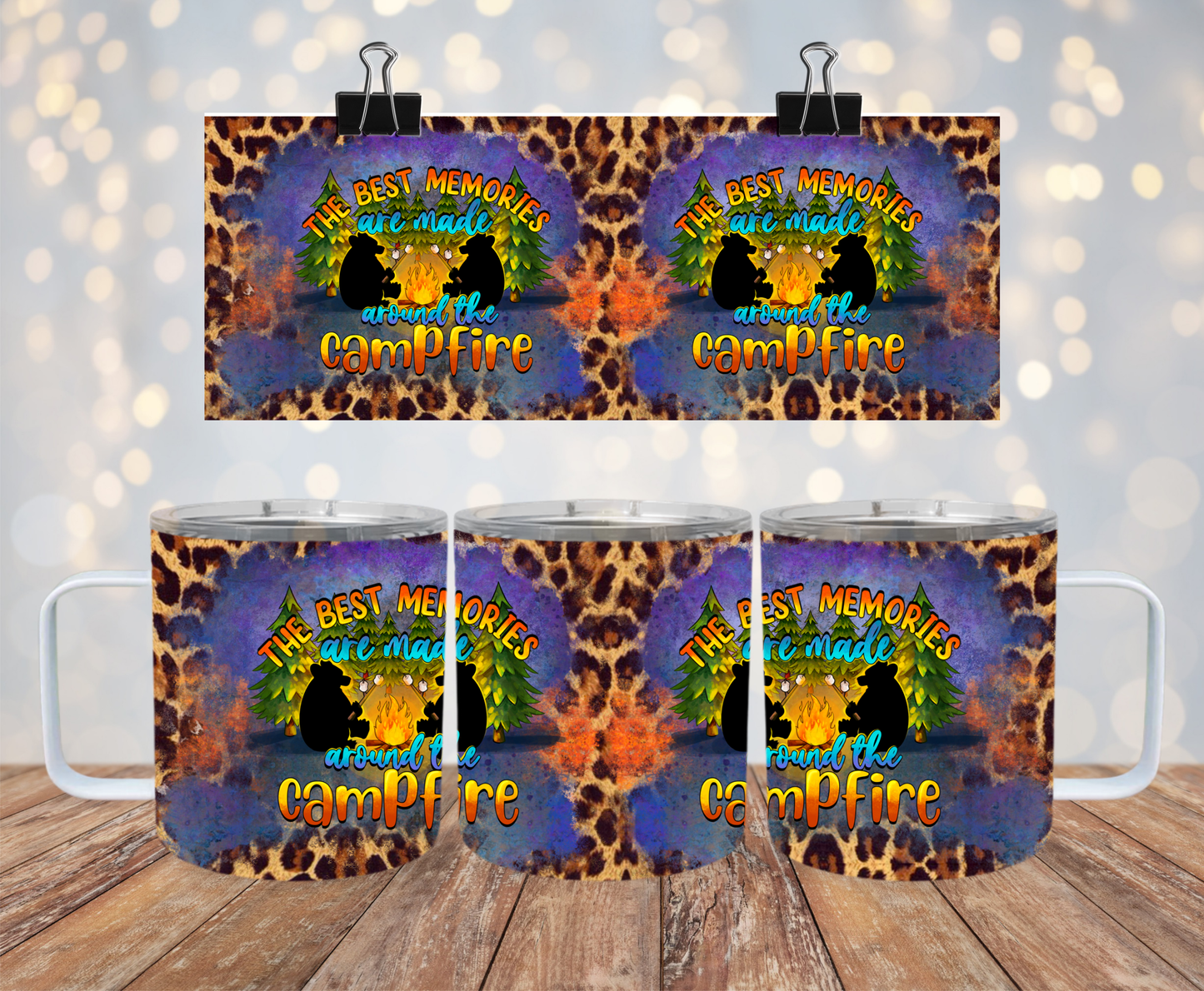 HOGG 10oz Coffee Tumbler w/ Handle & Lid SKU#10HCTHLCC43