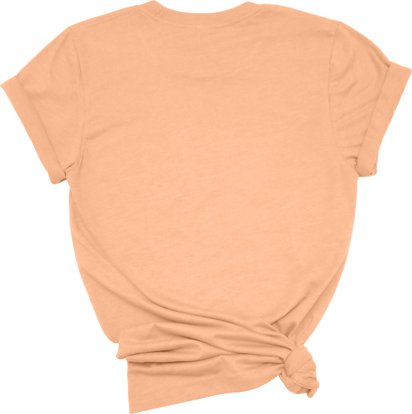 Bella Canva Heather Peach Jersey Shirt 3001CVC SKU#BCHP3001CVC