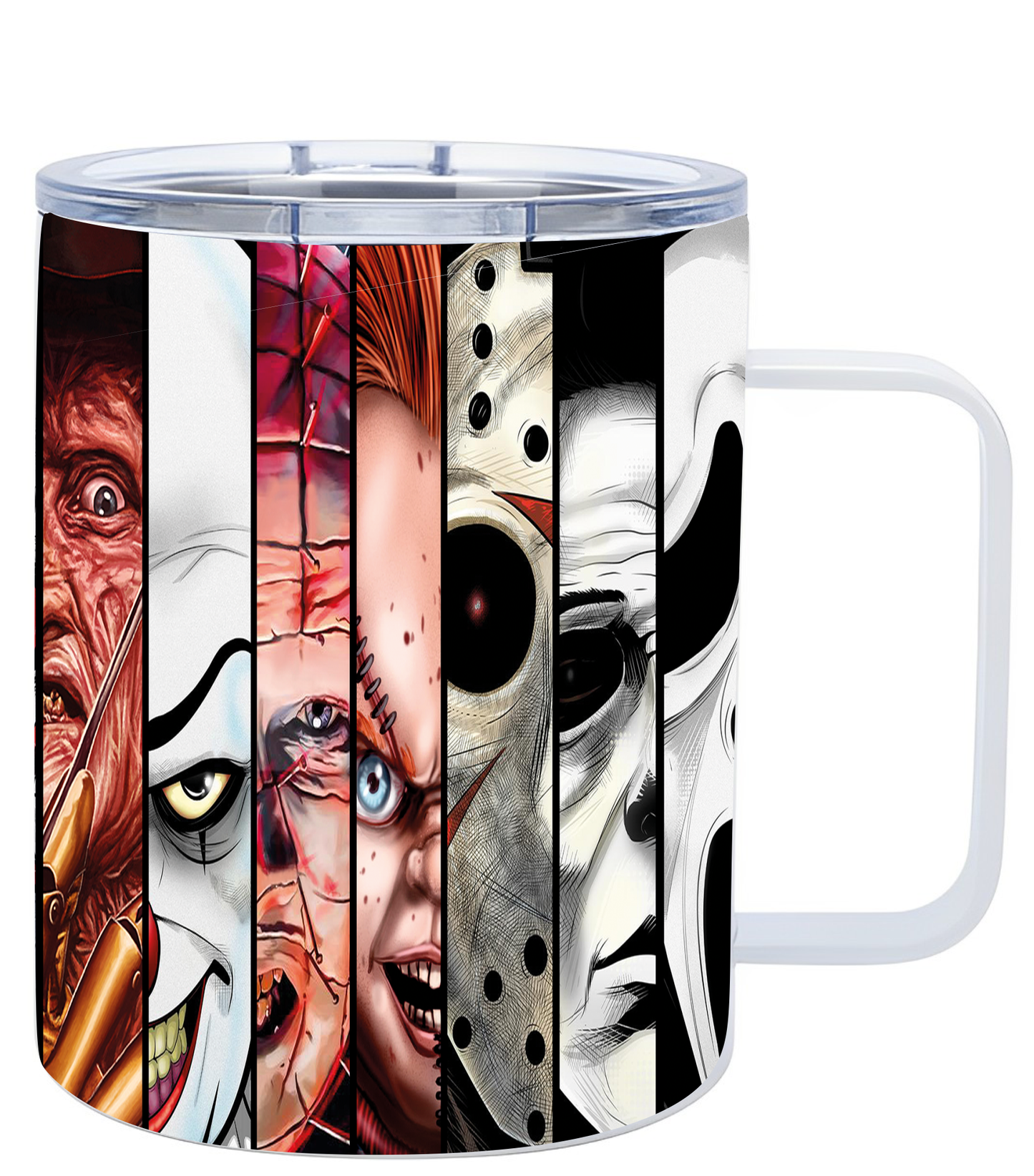 12oz Coffee Tumbler with Handle & Lid SKU#12UCTHLCC40