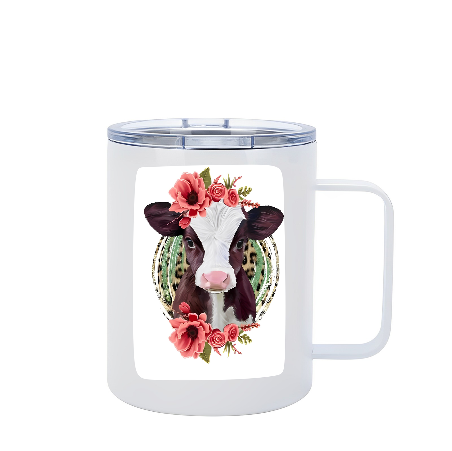 12oz Coffee Tumbler with Handle & Lid SKU#12UCTHLCC50