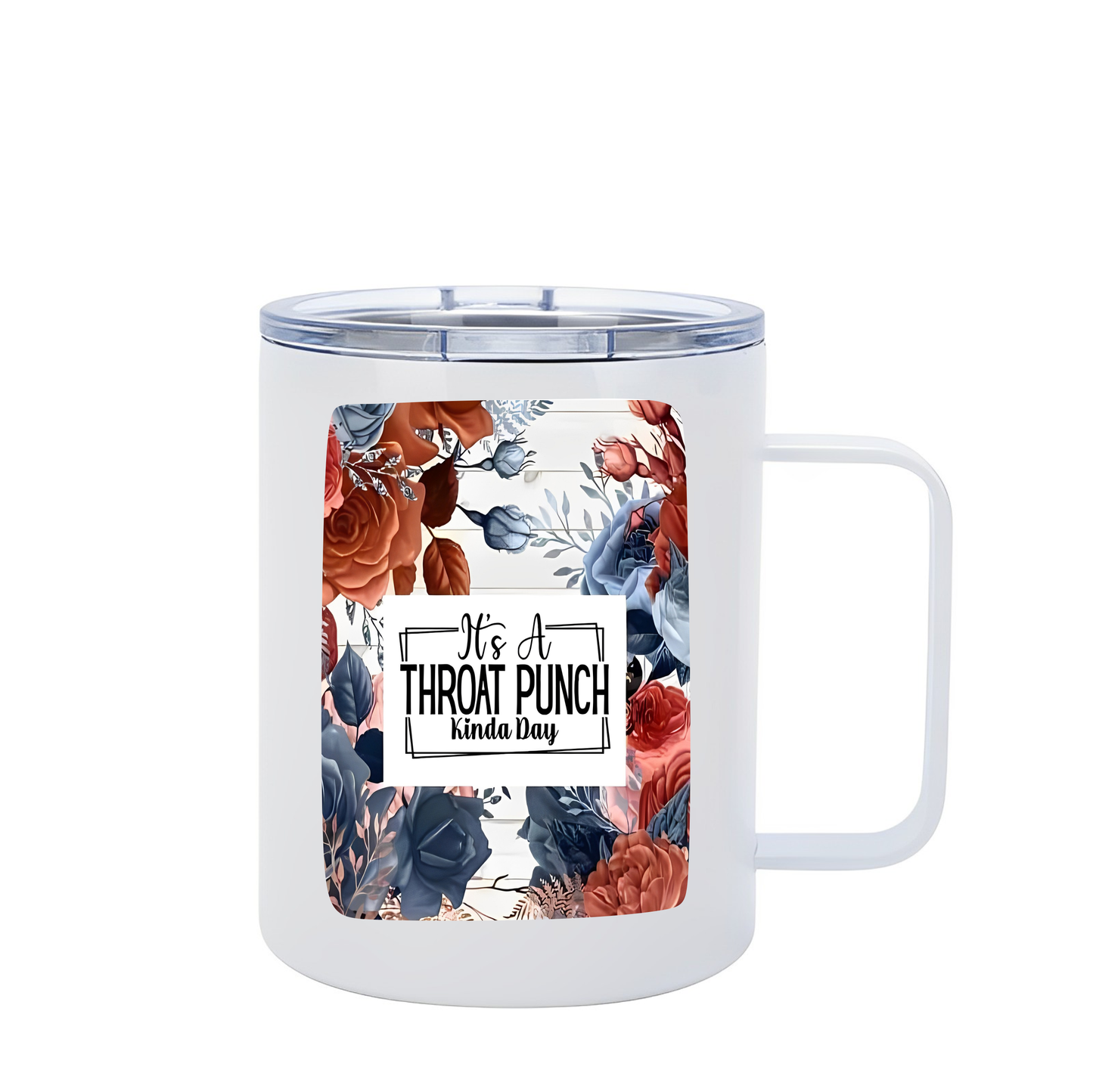 12oz Coffee Tumbler with Handle & Lid SKU#12UCTHLCC56