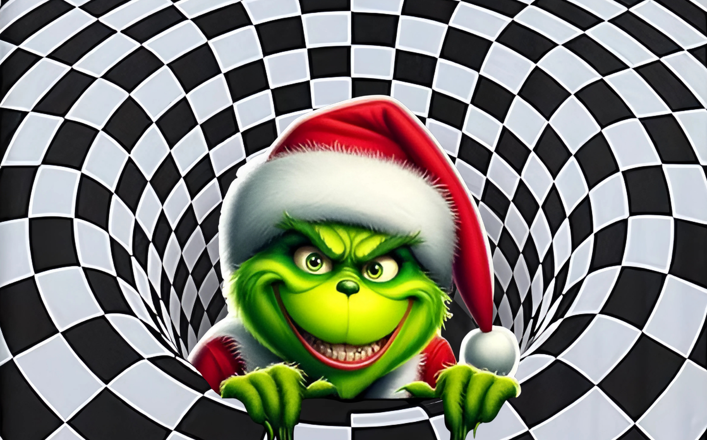 Liberty Bags - Sublimation Dornier Rug CHECKERED GRINCH PSB5080 SKU#LBSDRPS508008666000RUG107