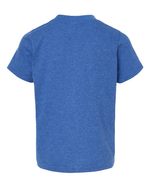 Kid's Tultex 265 Heather Royal Blue Shirt SKU#TYHRB265