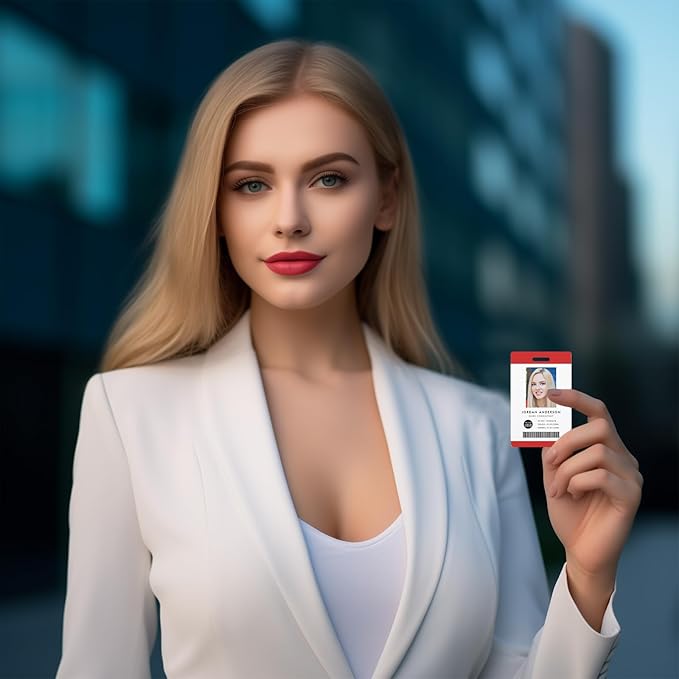 3" x 2" Gloss White Unisub FRP Sublimatable Name Badge with Radius Corners SKU#UN5530