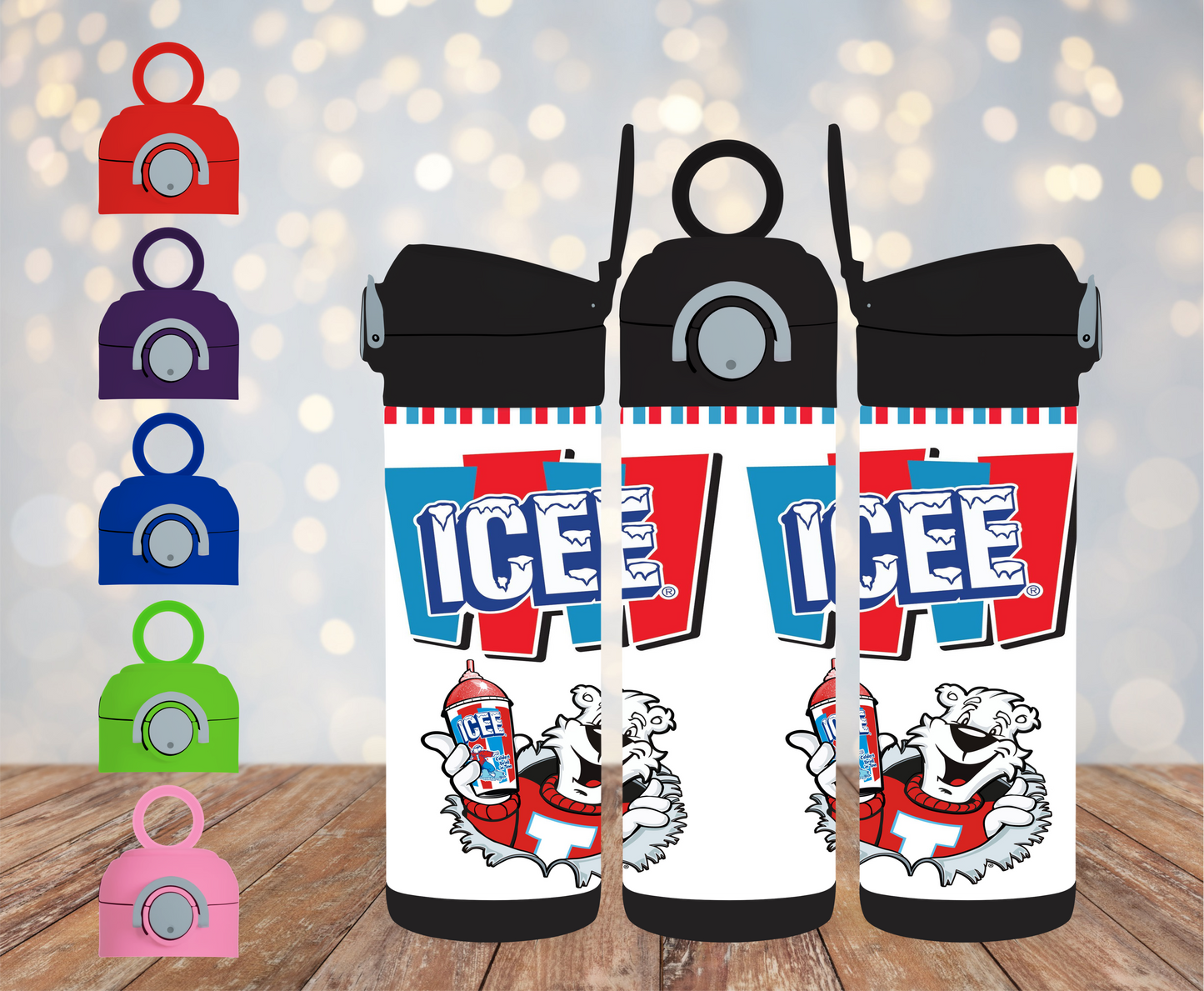 HOGG 12oz Black Sippy Cup Water bottle SKU#12HBSC2251