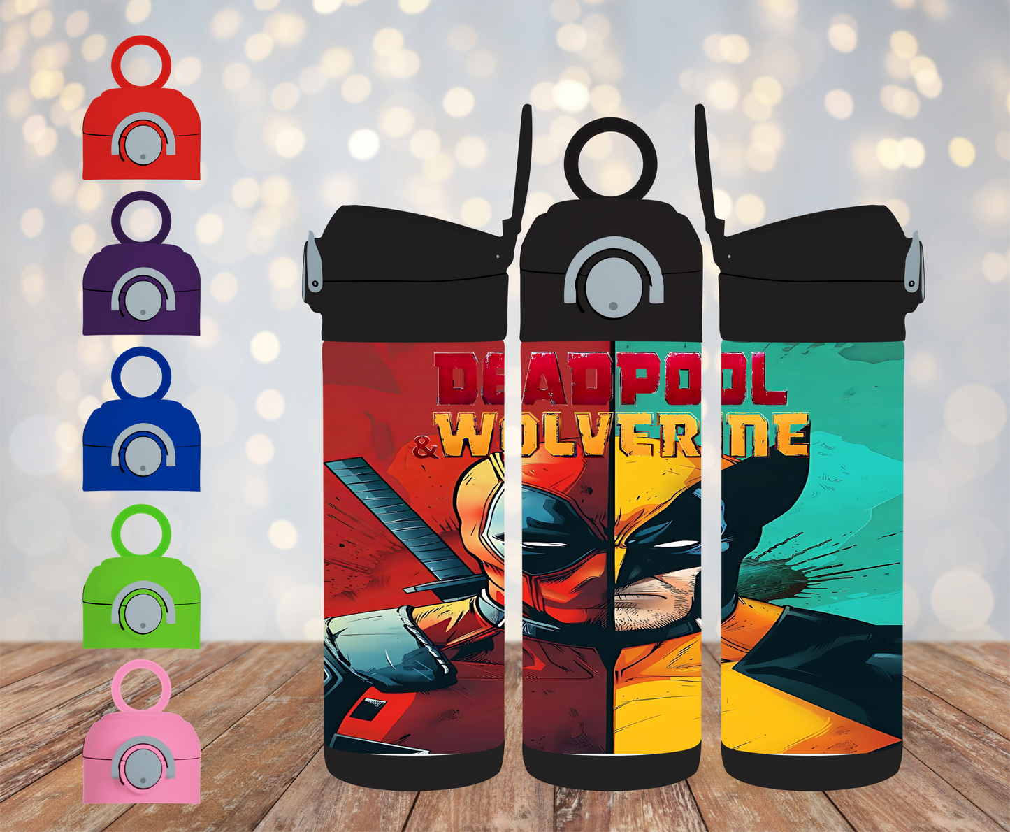 HOGG 12oz Black Sippy Cup Water bottle SKU#12HBSC4056