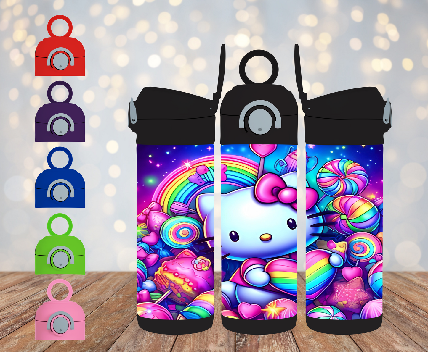 HOGG 12oz Black Sippy Cup Water bottle SKU#12HBSC4115