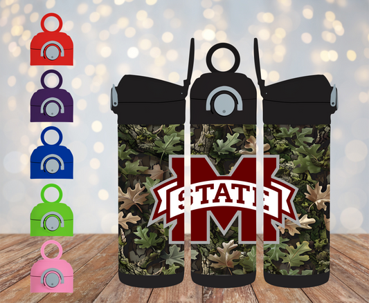 HOGG 12oz Black Sippy Cup Water bottle SKU#12HBSC4251