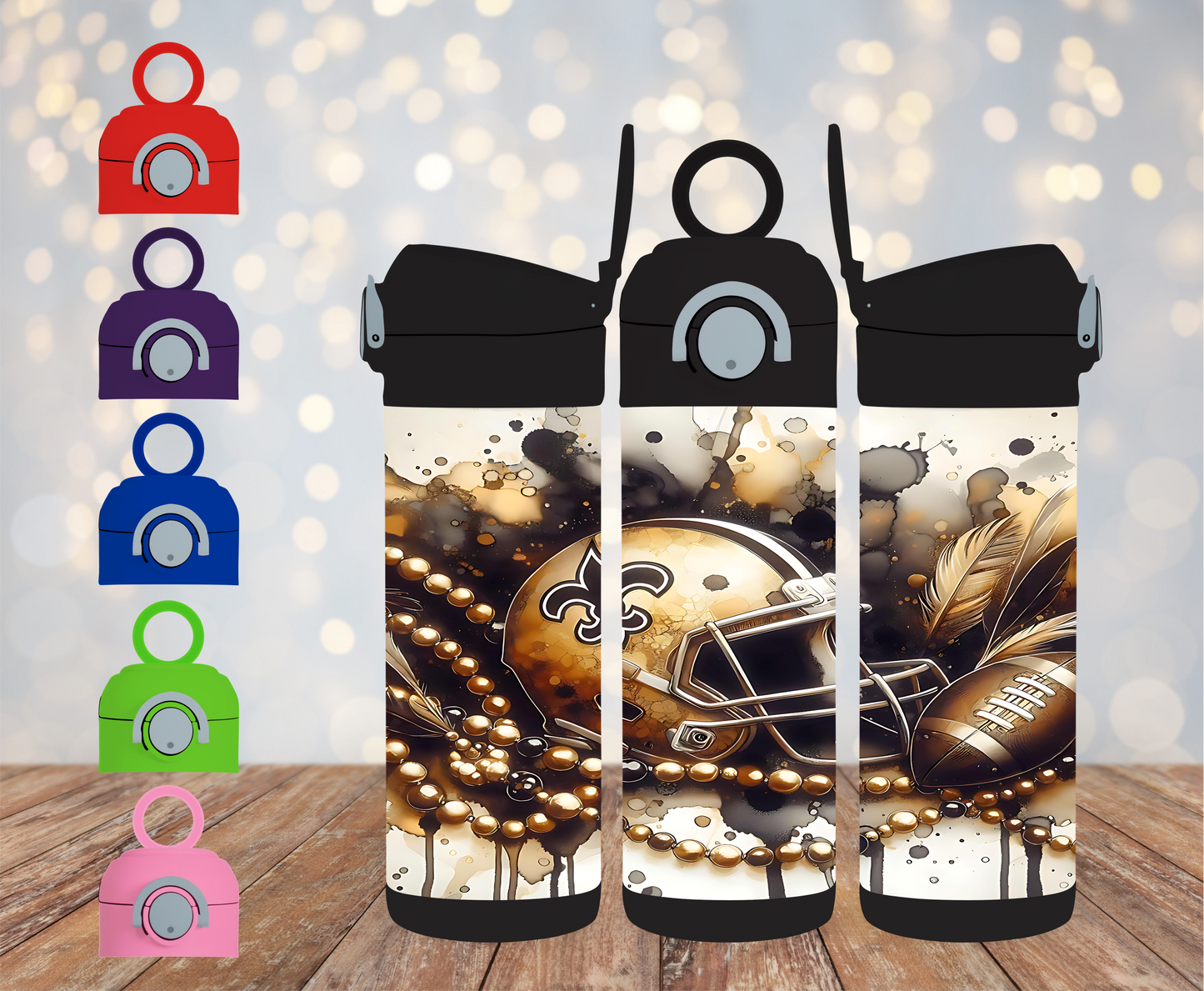 HOGG 12oz Black Sippy Cup Water bottle SKU#12HBSC4280