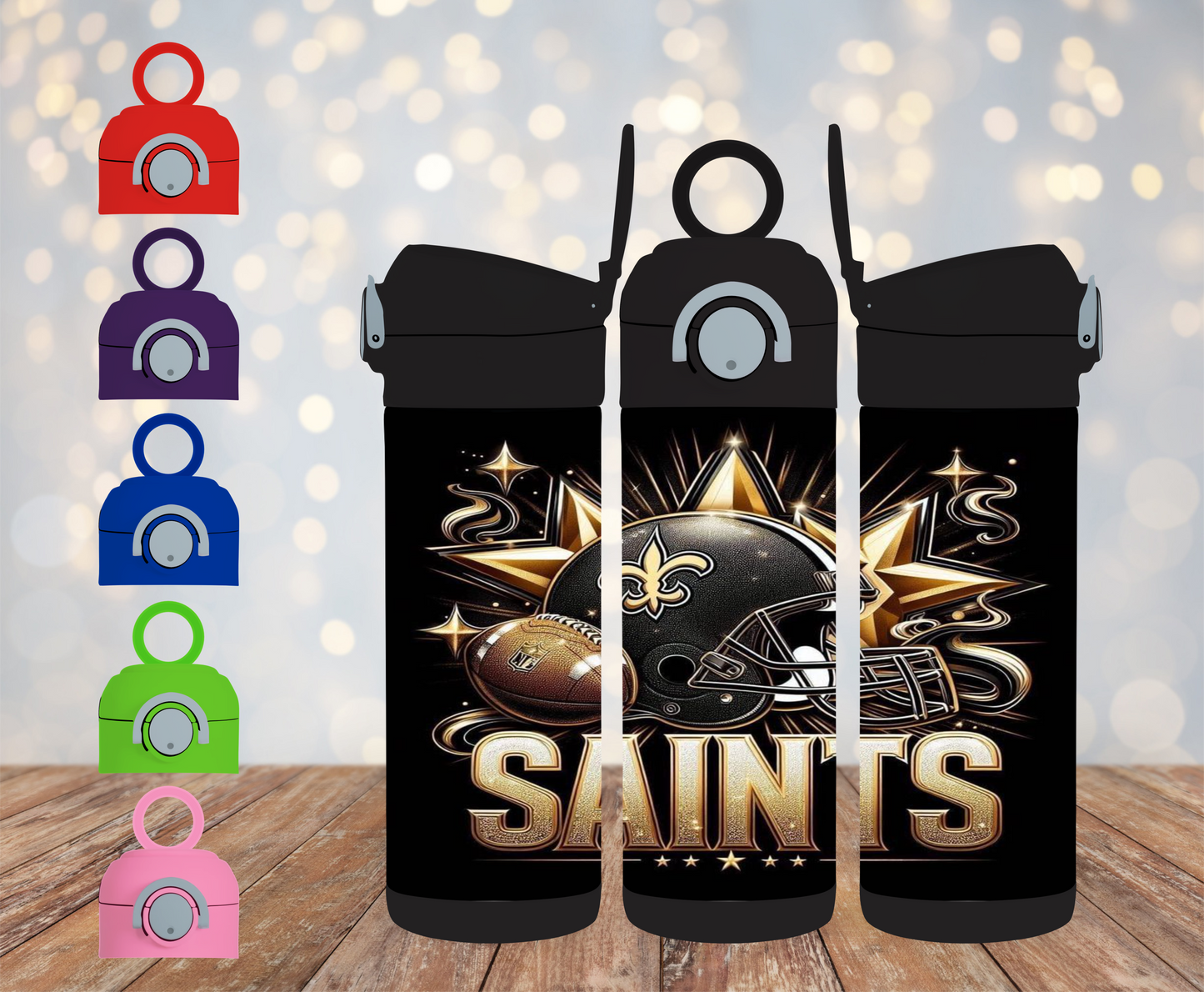 HOGG 12oz Black Sippy Cup Water bottle SKU#12HBSC4281