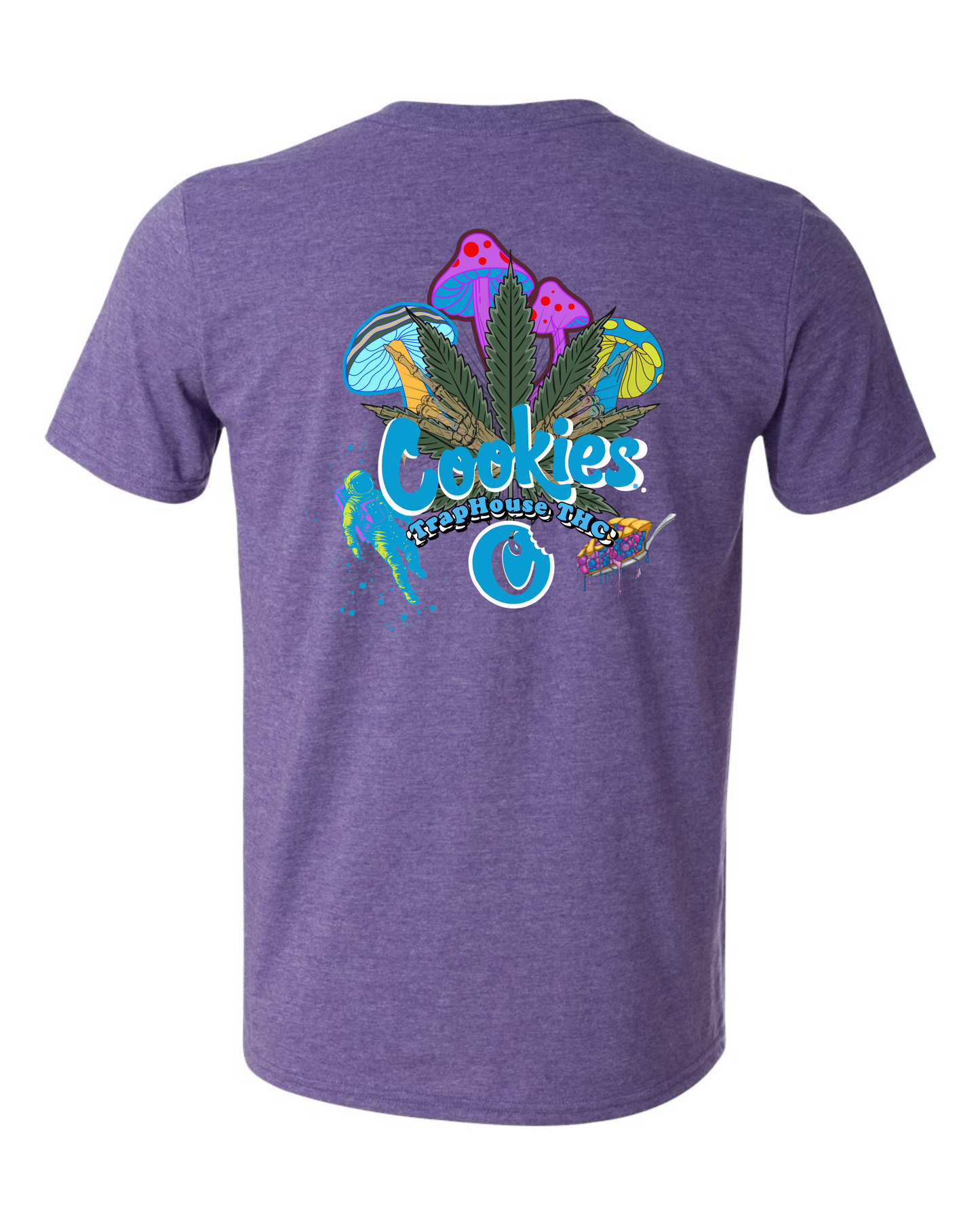 Gildan Heather Purple Shirt SKU#GHP64000