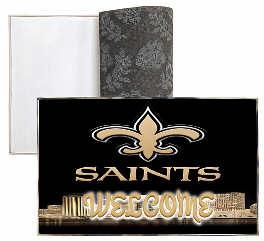 Liberty Bags - Sublimation Dornier Rug Louisiana New Orleans Saints Welcome  PSB5080 SKU#LBSDRPS508008666000LARUG17