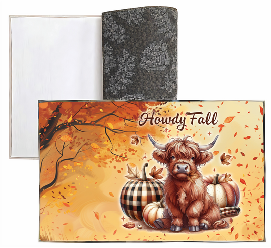 Liberty Bags - Sublimation Dornier Highland Cow Fall Rug PSB5080 SKU#LBSDRPS508008666000RUG69