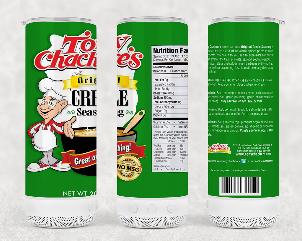 HOGG 20oz Skinny Tumbler with Speaker SKU#20HSST479