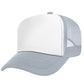 TOPTIE Adult 5 Panel Mid Profile Mesh Back Trucker Hat Foam Snapback Hat SKU#3CAP-PF0021