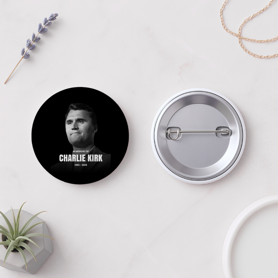Custom Charlie Kirk Button Pins SKU#MBPNCK
