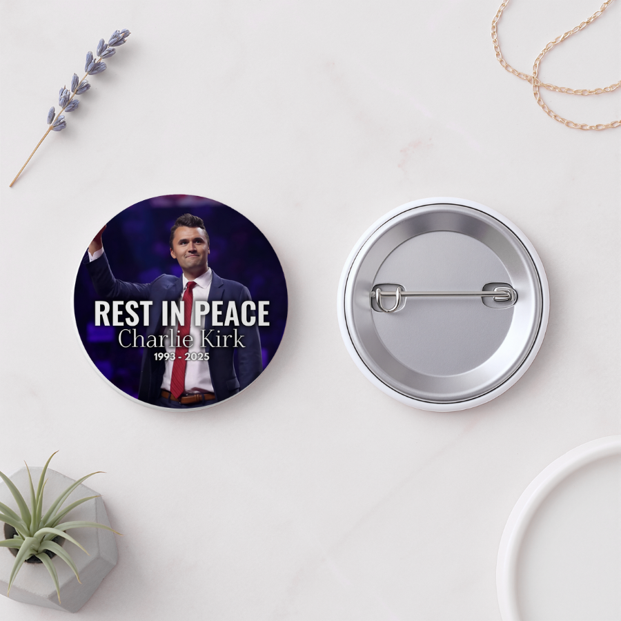 Custom Charlie Kirk Button Pins SKU#MBPNCK