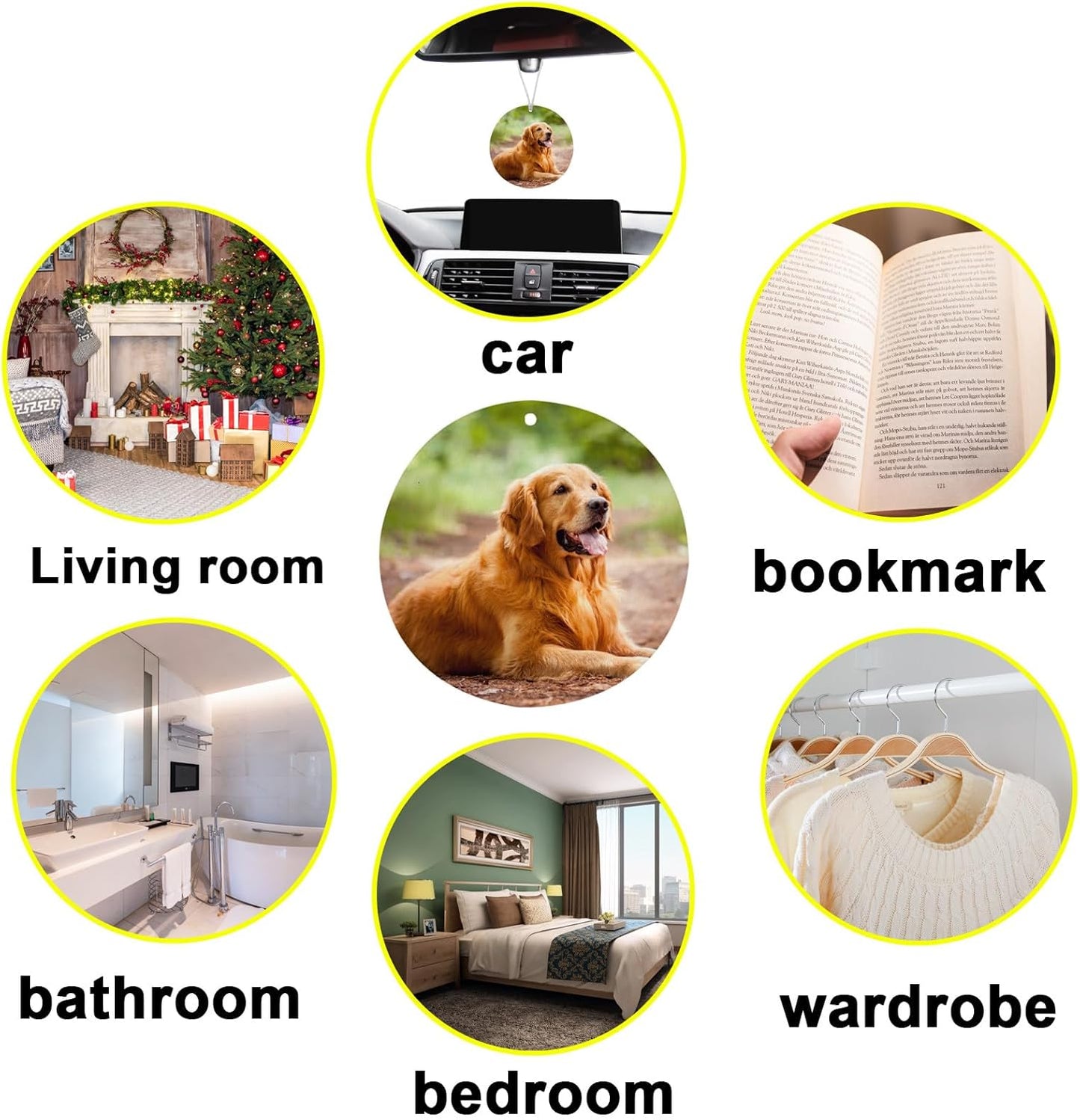 Custom Sublimation Air Fresheners SKU#AIRFRESH