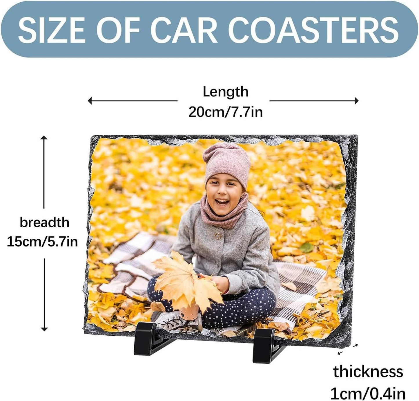 Sublimation Slate Photo Frame 5.7"X7.7" SKU#5.7X7.7SPDF