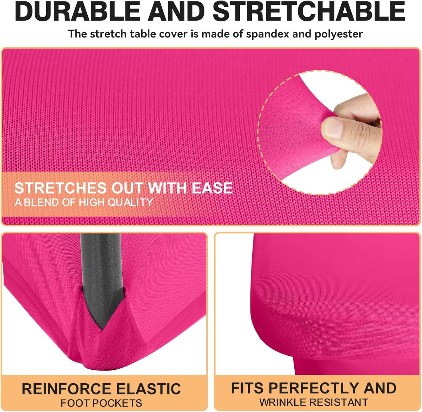 Spandex Waterproof 6' Tablecloths SKU#SW6FT