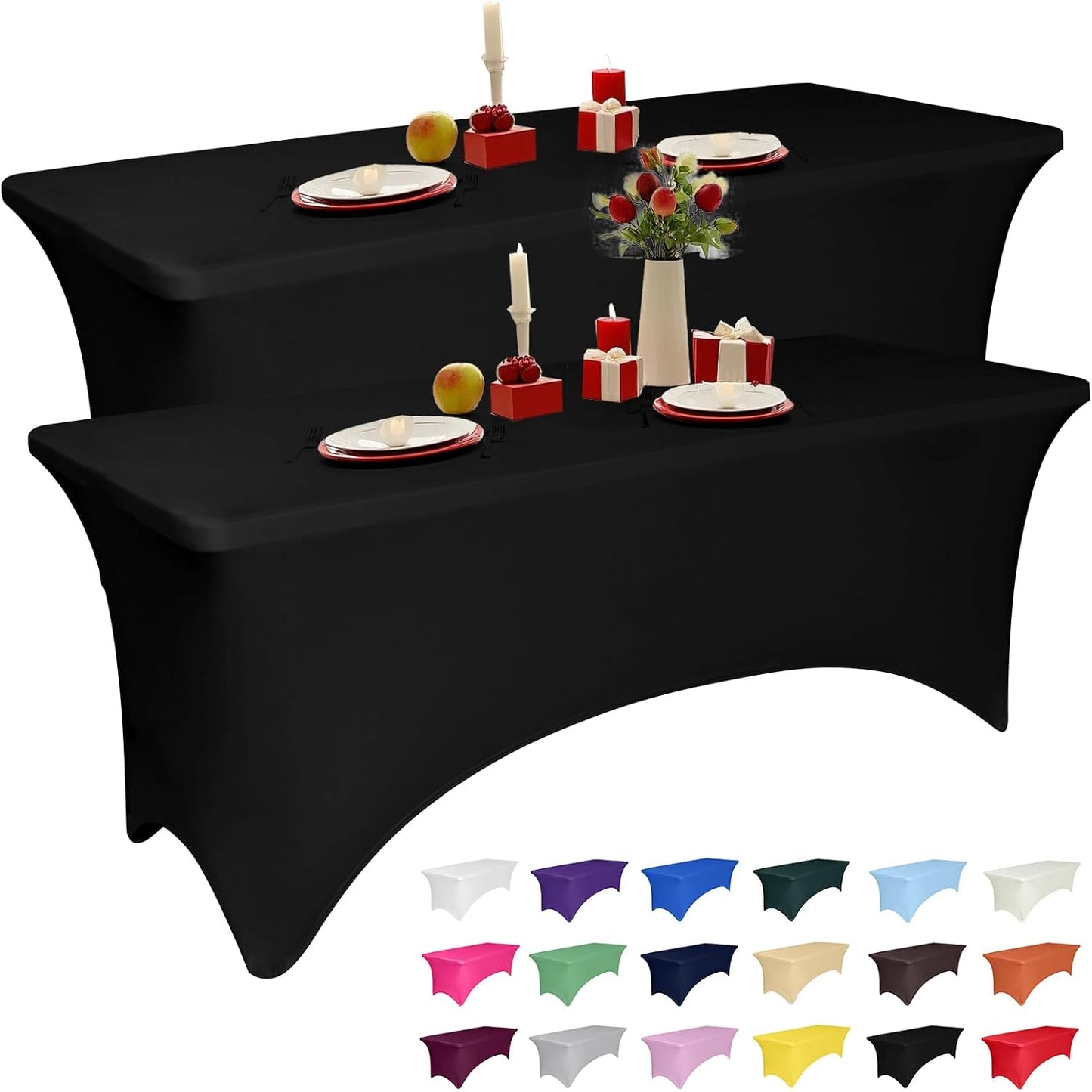 Spandex Waterproof 6' Tablecloths SKU#SW6FT