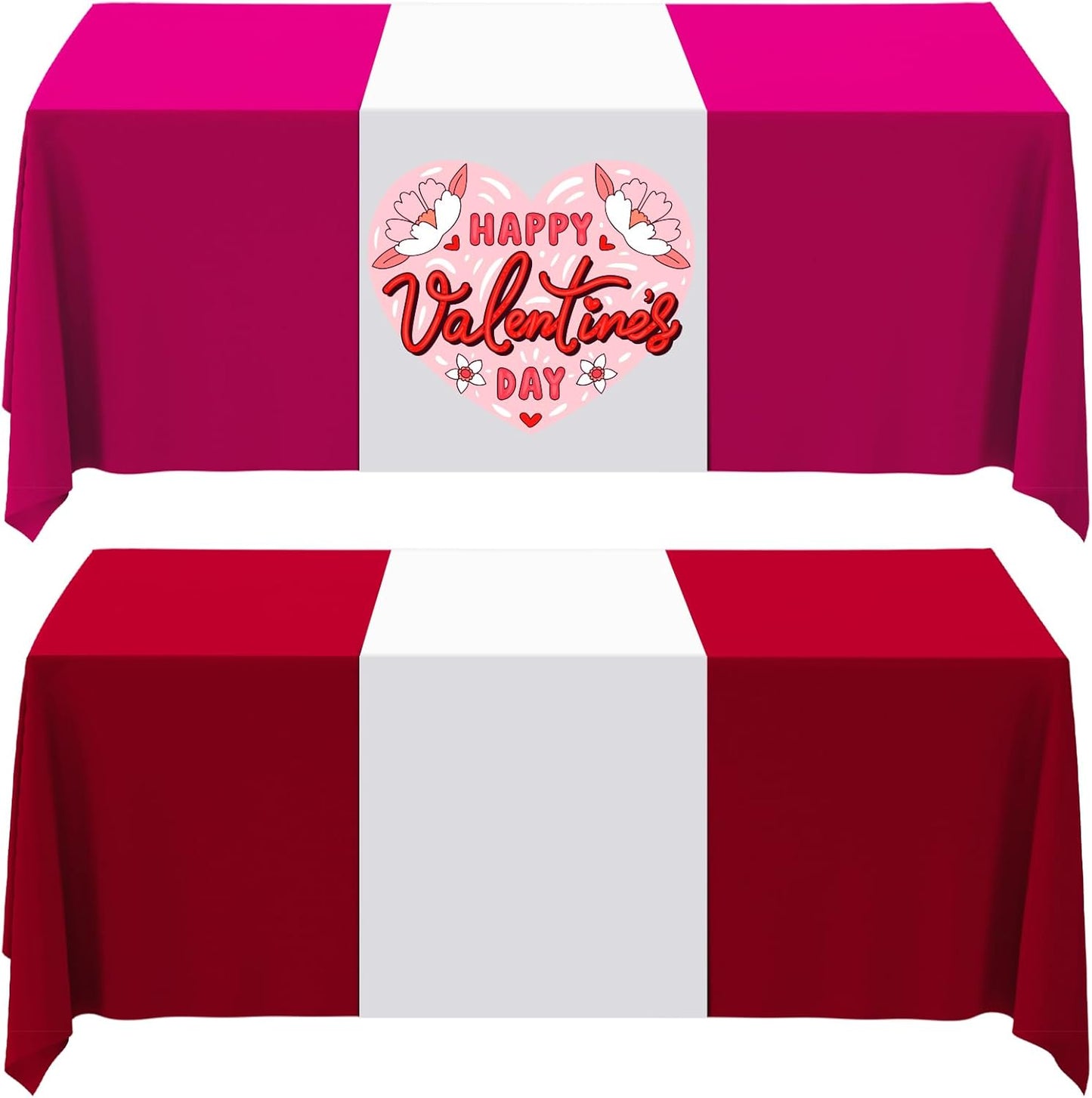 Polyester White Table Runner SKU#24X71PWTR