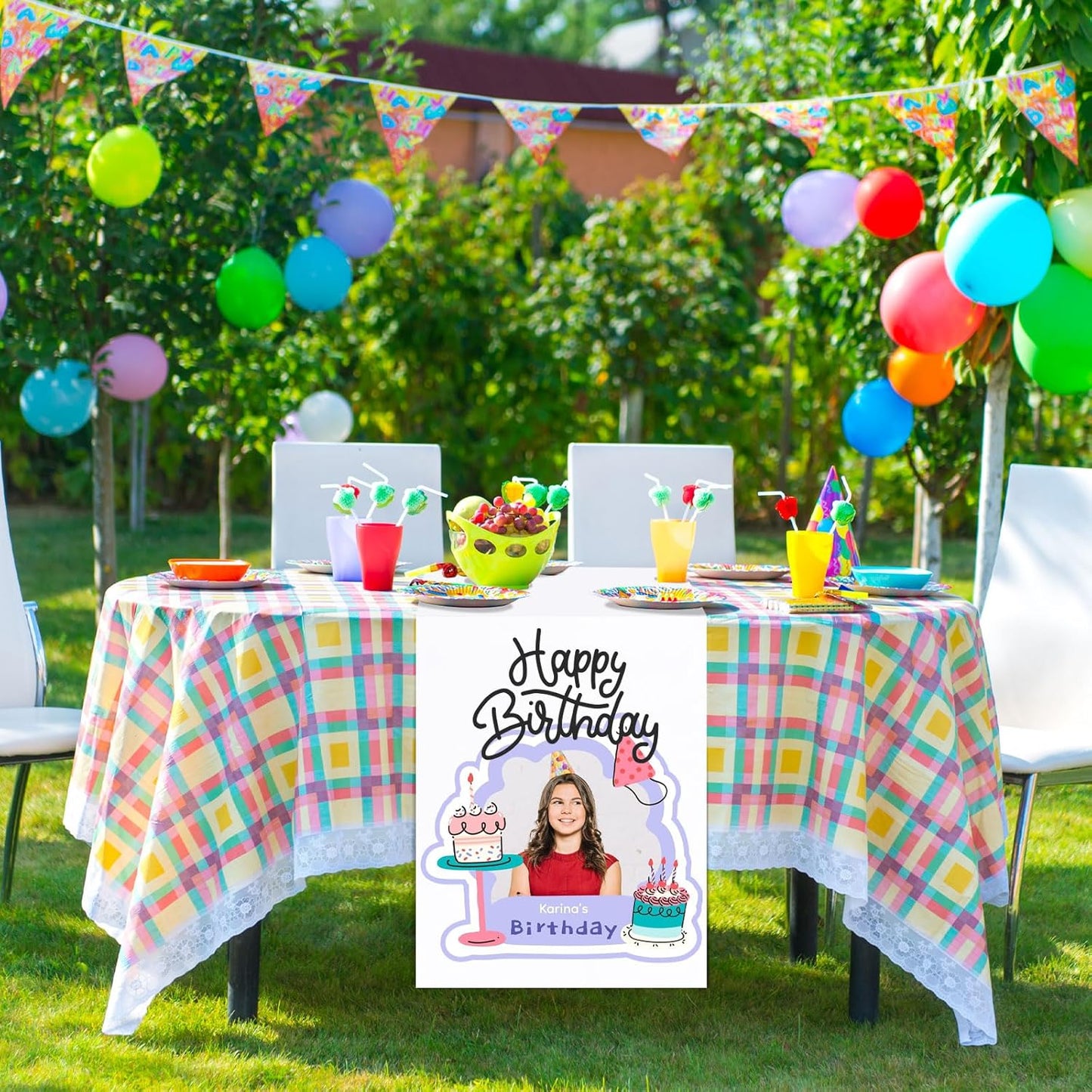 Polyester White Table Runner SKU#24X71PWTR