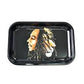 Customizable Tin Metal Rolling Tray Small Size Metal Tobacco Rolling Tray SKU#7X5BLKRT