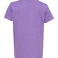 Kid's Bella Canva Youth Heather Team Purple Shirt SKU#BCYHTP3001YCVC