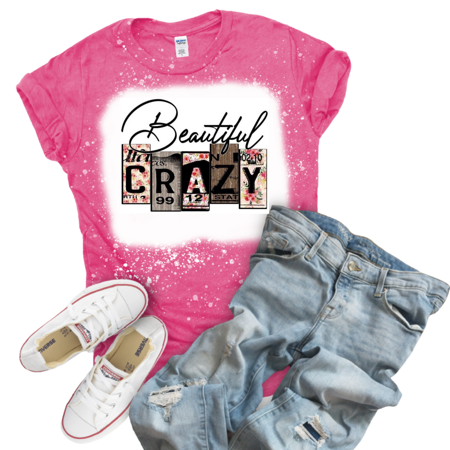 Gildan - Softstyle® T-Shirt - 64000 Heather Heliconia Beautiful Crazy Shirt SKU#GHH6400000660S15