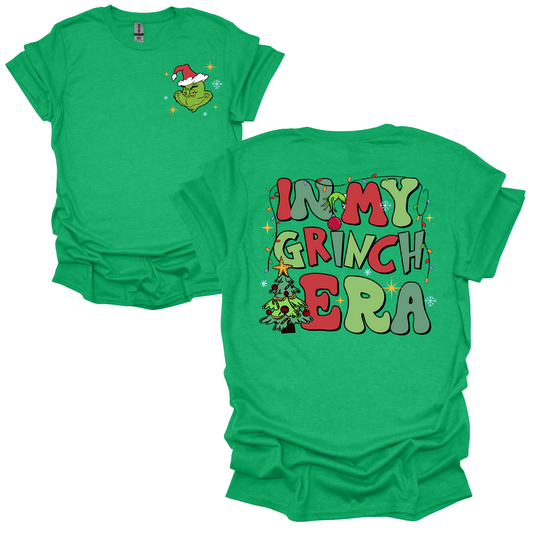 Women's Gildan Heather Irish Green Grinch Shirt  SKU#GHIG64000S24