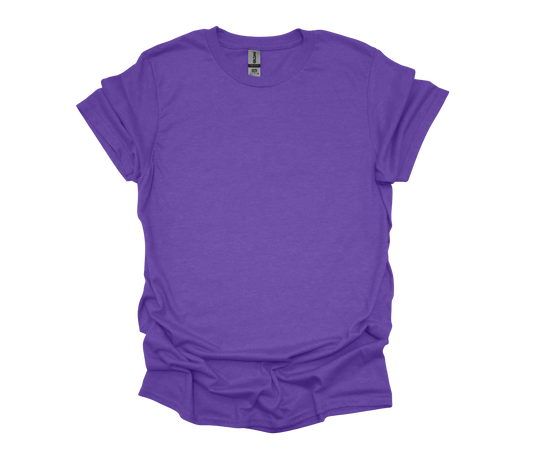 Gildan Heather Purple Shirt SKU#GHP64000