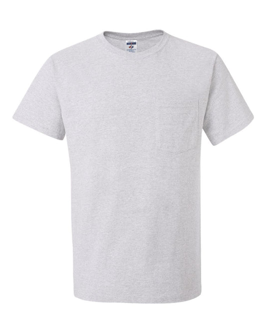 JERZEES - Dri-Power® 50/50 Pocket T-Shirt - 29MPR SKU#JDP5050PTS29MPR