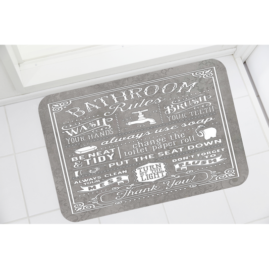 Memory Foam Anti Slip Washable 35x24in Customizable Bath Mat SKU#MF35X24MATMMF1