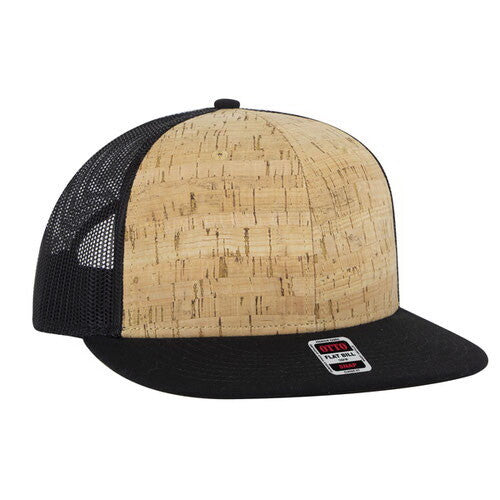 OTTO CAP 141-1070 "OTTO SNAP" 6 Panel Mid Profile Mesh Back Trucker Snapback Hat SKU#ESPOTC-141-1070