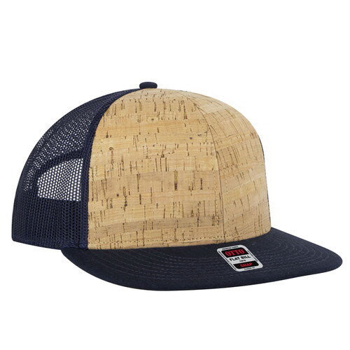 OTTO CAP 141-1070 "OTTO SNAP" 6 Panel Mid Profile Mesh Back Trucker Snapback Hat SKU#ESPOTC-141-1070