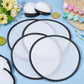 White Foldable Flying Disc Fans SKU#WFFAN