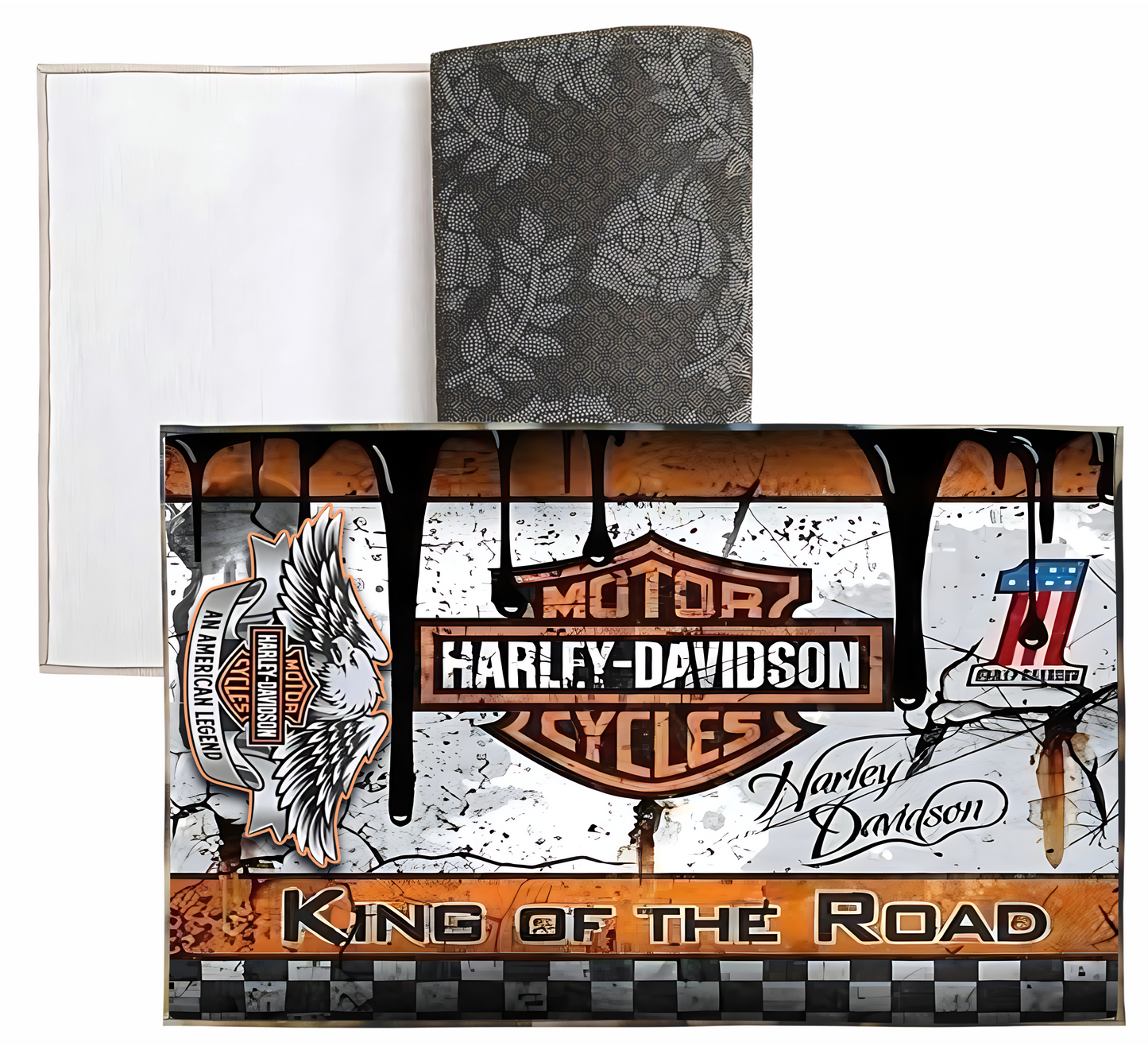 Liberty Bags - Sublimation Dornier Fire Harley Davidson Oil Spilled Rug PSB5080 SKU#LBSDRPS508008666000RUG121