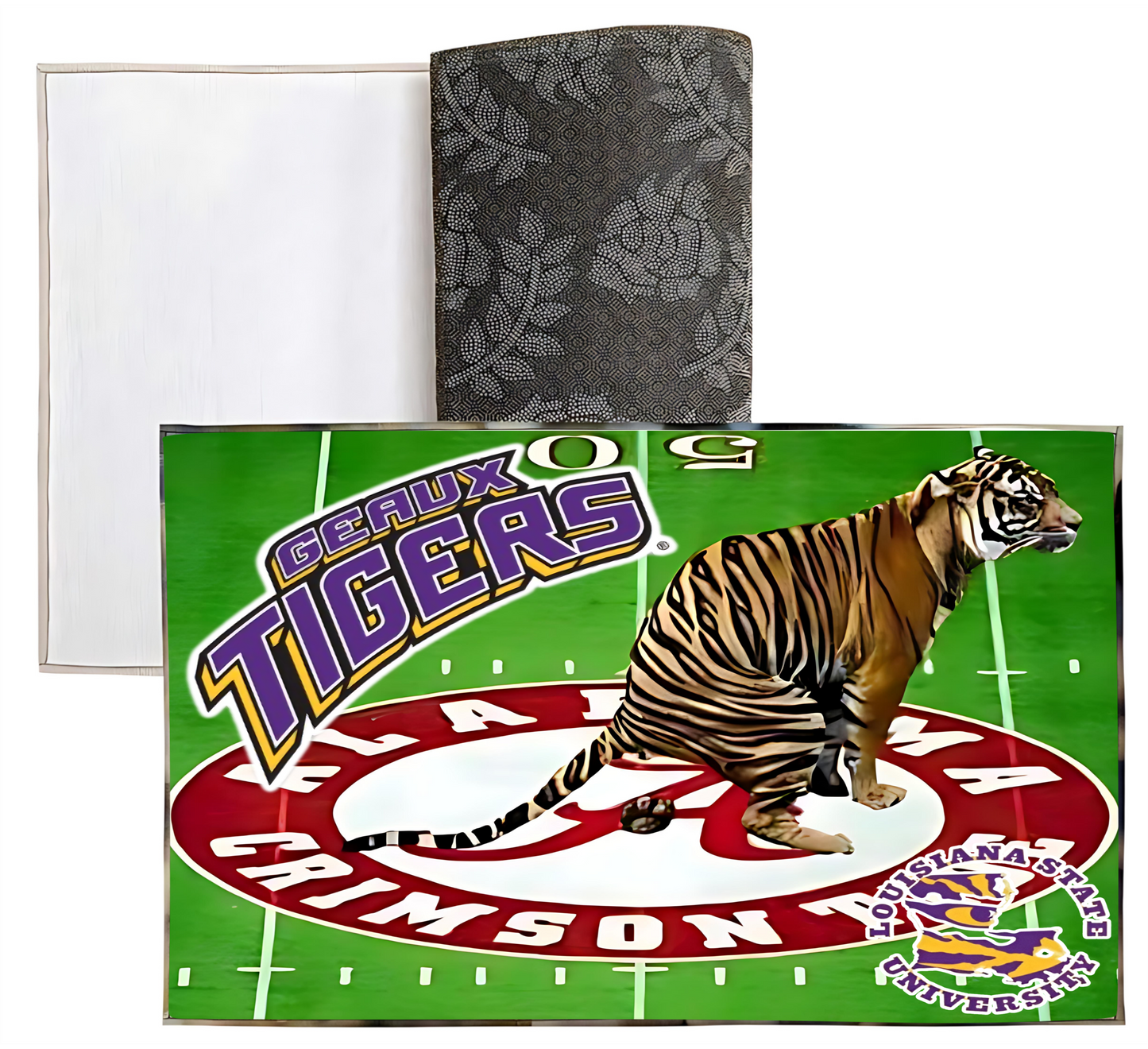 Liberty Bags - Sublimation Dornier Rug LSU Tiger Pooping on Alabama Football Field PSB5080 SKU#LBSDRPS508008666000RUG38