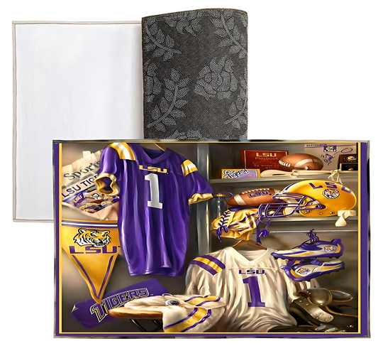 Liberty Bags - Sublimation Dornier Rug LSU Football Locker Room PSB5080 SKU#LBSDRPS508008666000RUG40