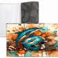 Liberty Bags - Sublimation Dornier Rug Miami Dolphins Watercolor Helmet and Dolphin PSB5080 SKU#LBSDRPS508008666000RUG77