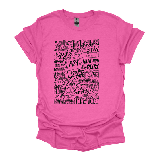 Women's Gildan Heather Heliconia Swift Songs Shirt  SKU#GHH64000S46