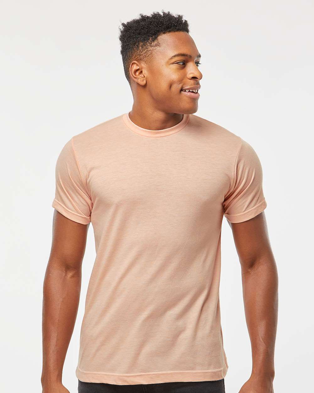 Tultex - Poly-Rich T-Shirt - 241 Heather Peach SKU#TTPR24120659