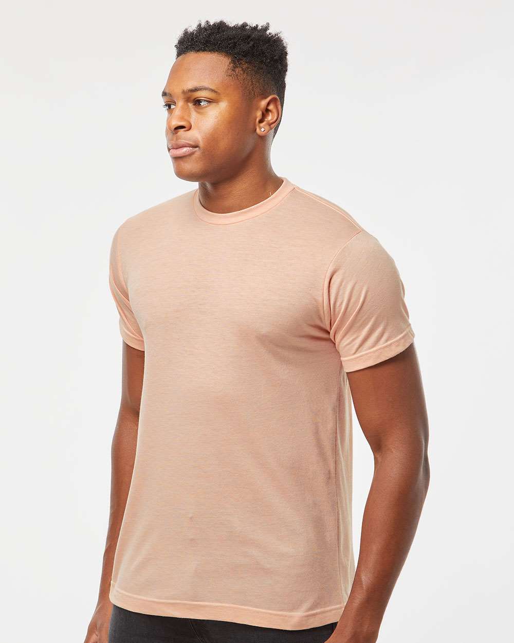 Tultex - Poly-Rich T-Shirt - 241 Heather Peach SKU#TTPR24120659