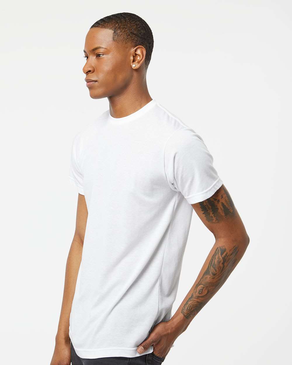 Tultex - Poly-Rich T-Shirt - 241 White SKU#TPR24120659